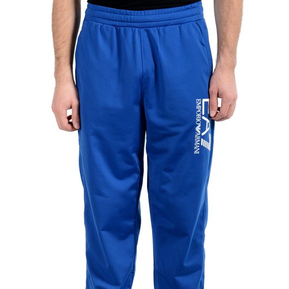 Emporio Armani EA7 "Train Big" Fleece Sweat Pants - Picture 1 of 4